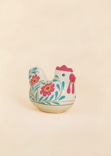 KASHMIR Påskekyllingformet eske - Grønn 1 - Indiska