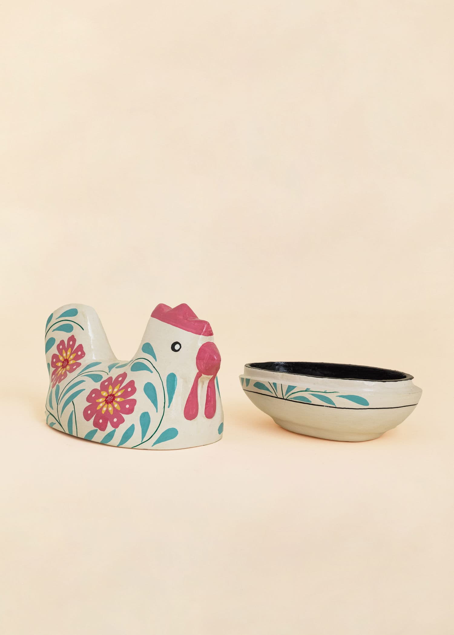 KASHMIR Påskekyllingformet eske - Grønn 2 - Indiska