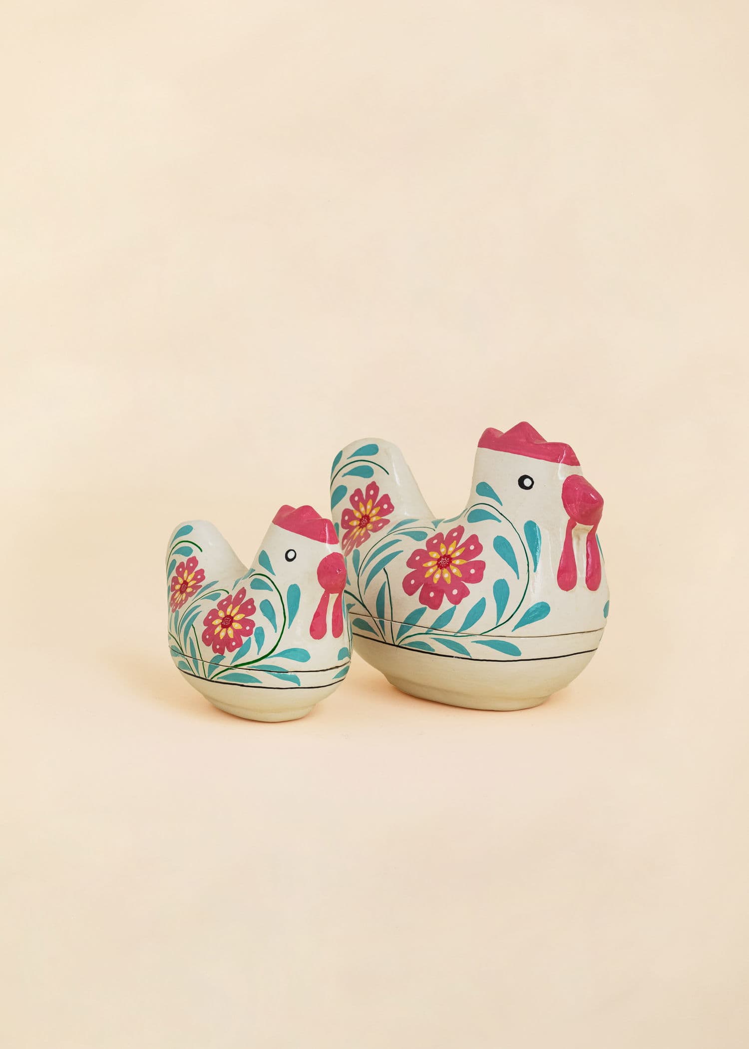 KASHMIR Påskekyllingformet eske - Grønn 3 - Indiska