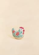 KASHMIR CHICKEN BOX - Coral Green