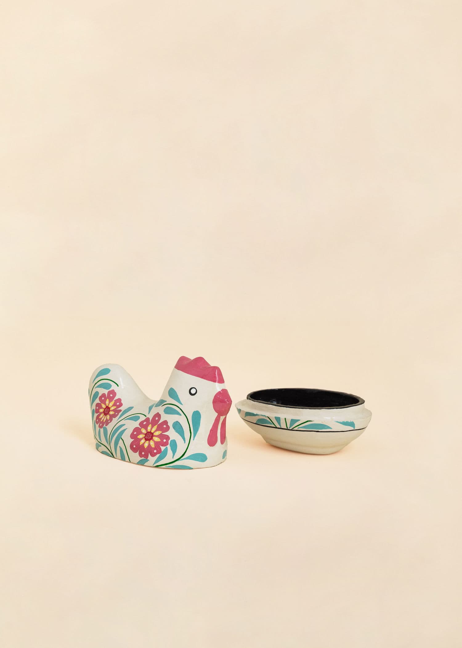 KASHMIR Påskekyllingformet eske - Multi 2 - Indiska