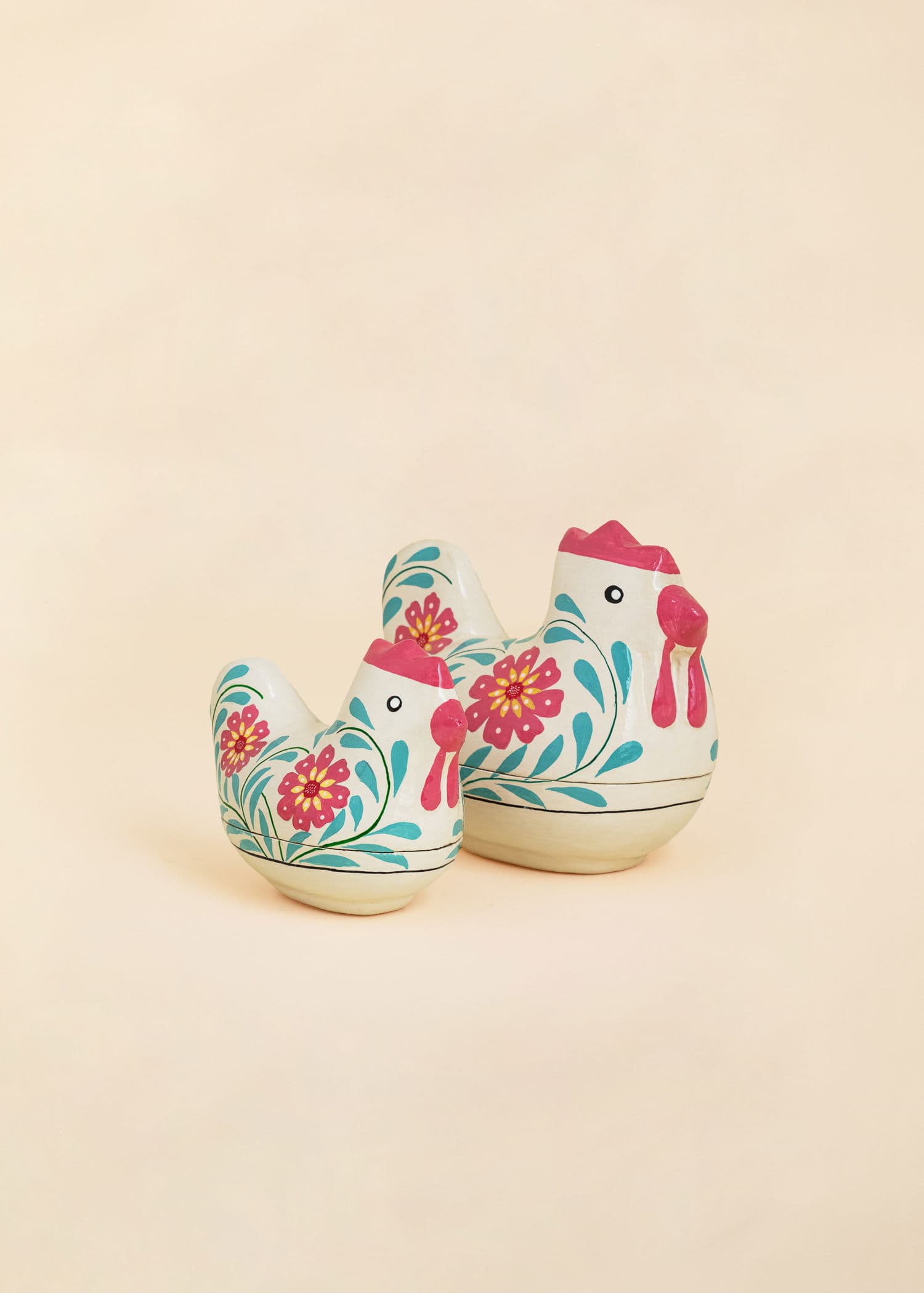 KASHMIR Påskekyllingformet eske - Multi 3 - Indiska