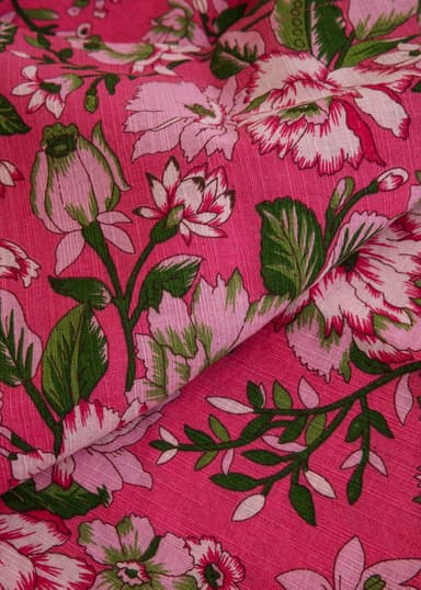 Tara Puuvillapöytäliina 150x250 cm - Vaaleanpunainen 4 - Indiska