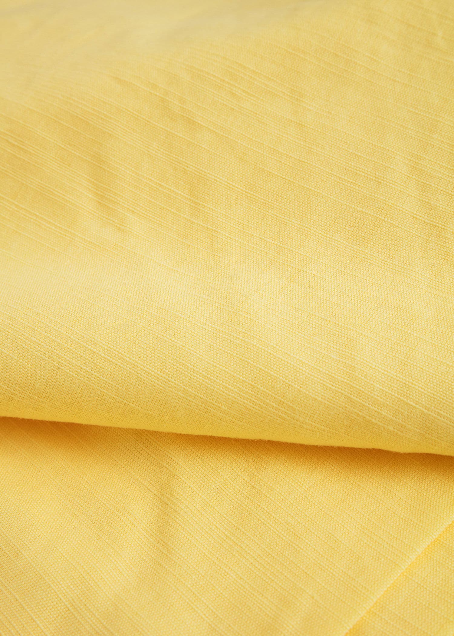 Tara Puuvillainen pöytäliina 150x250 - Keltainen 2 - Indiska