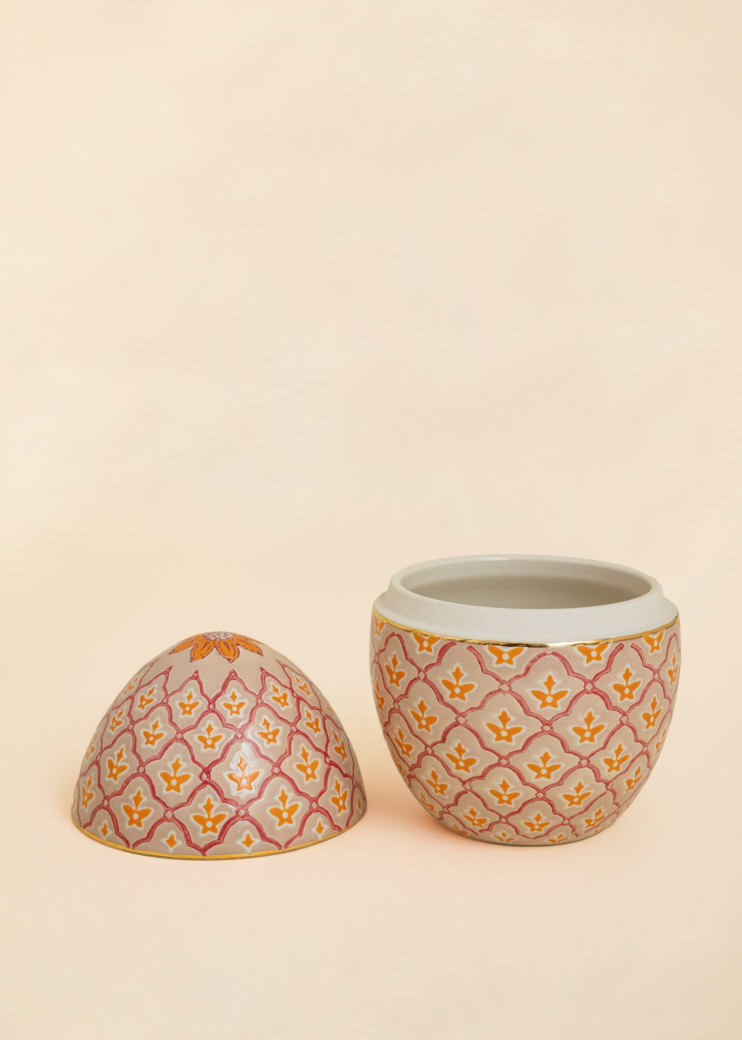 CERAMIC Håndmalt påskeegg - Rosa 2 - Indiska