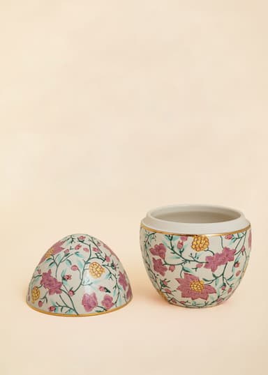 CERAMIC Håndmalt påskeegg - Rosa 2 - Indiska