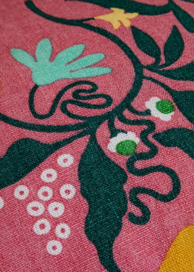 Lin Linduk med sitroner - Rosa 4 - Indiska