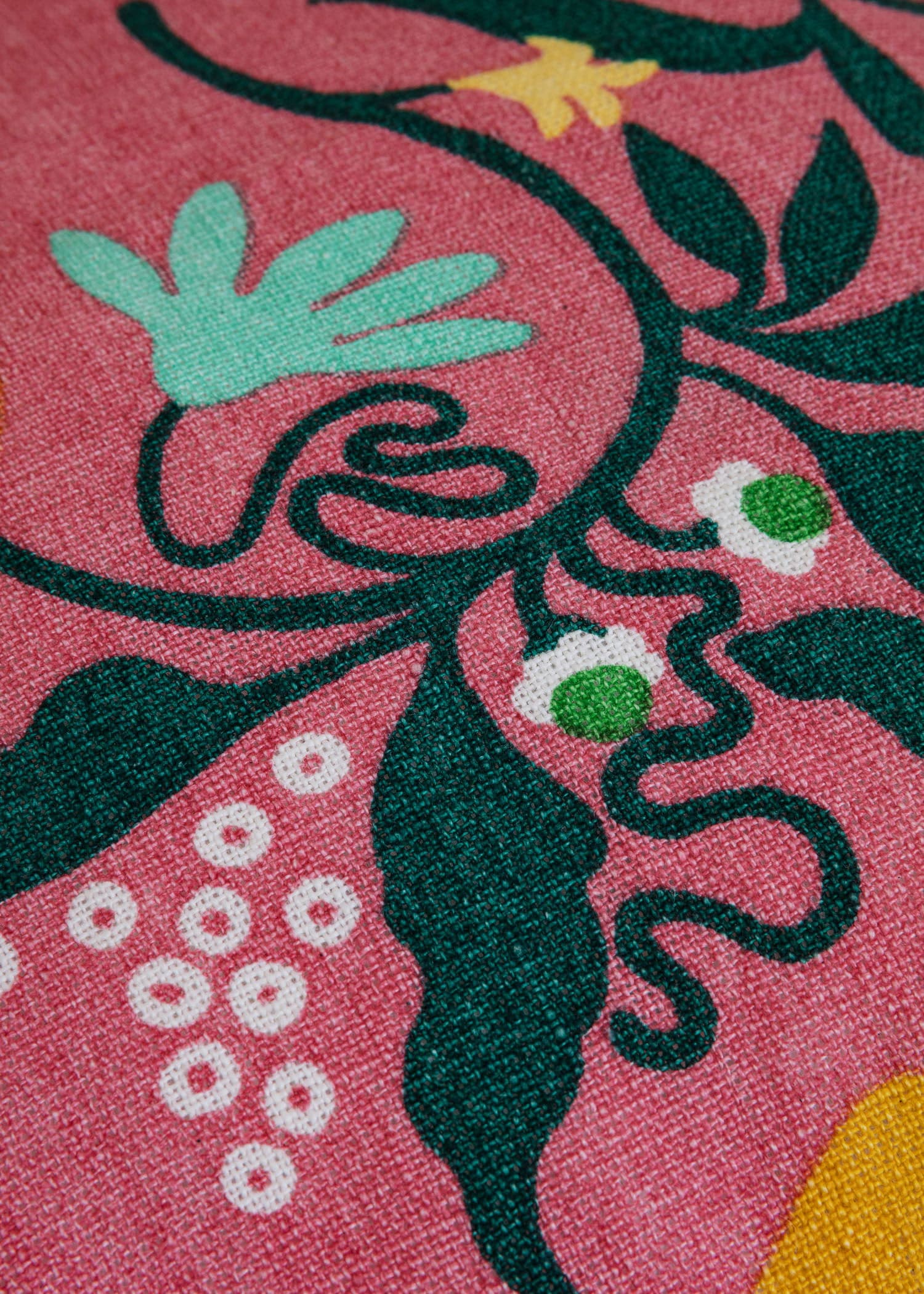 Lin Linduk med sitroner - Rosa 4 - Indiska