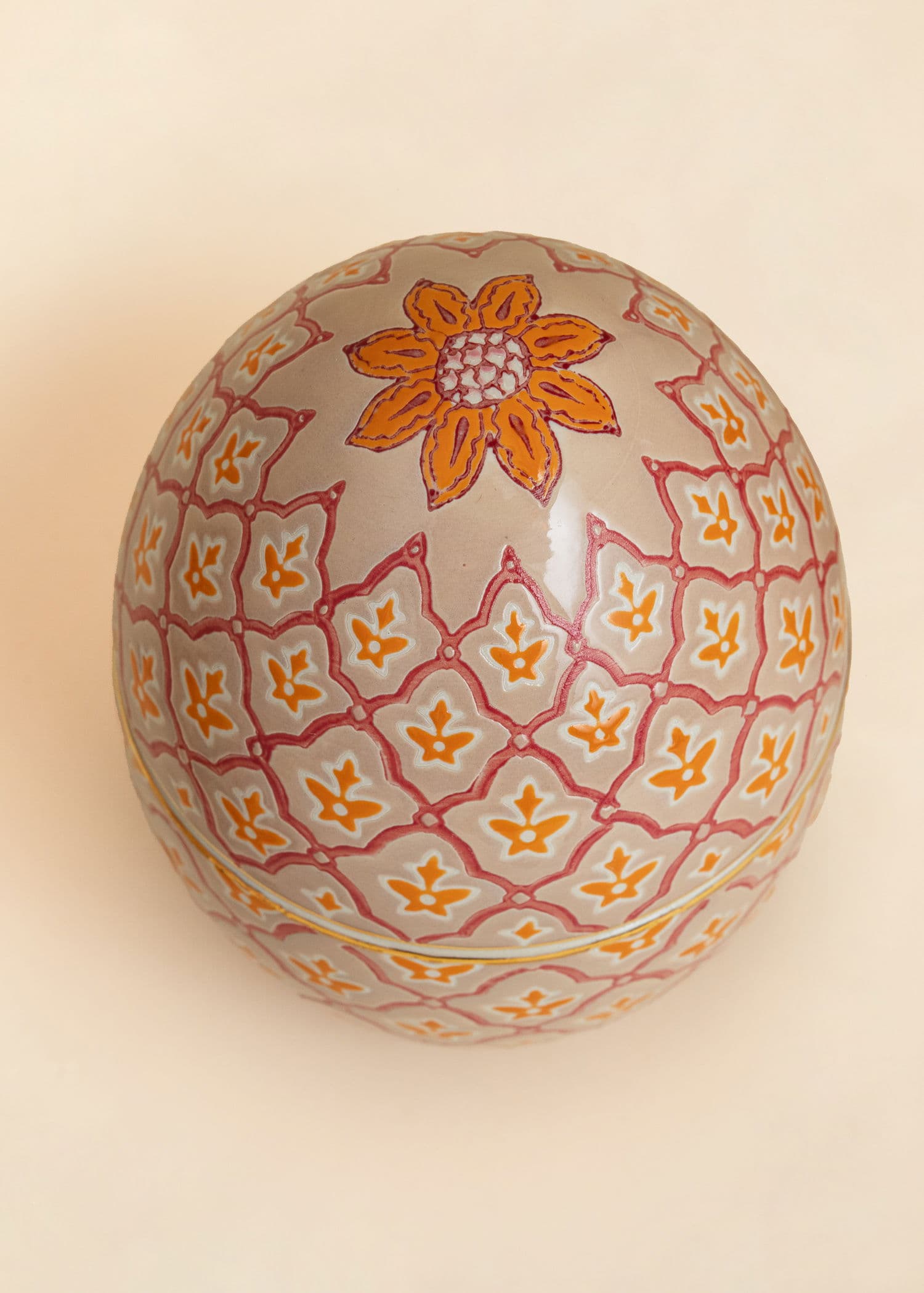 CERAMIC Håndmalt påskeegg - Rosa 3 - Indiska