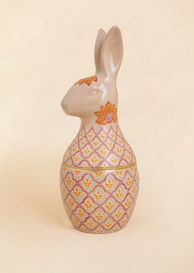 RABBIT Godterikrukke med lokk  - Rosa 1 - Indiska