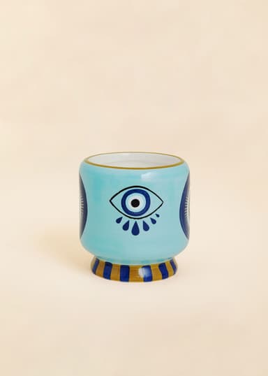 CERAMIC Doftljus - kanel, orkidé & myrra - Orange 3 - Indiska