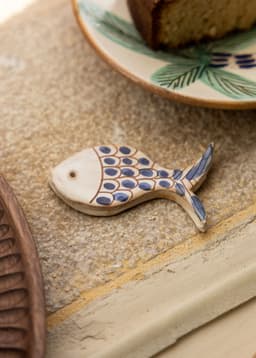 KILIIM FISH ORNAMENT - BLUE