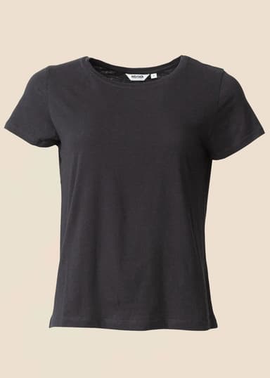 Mathilda Puuvillainen t-paita - Musta 1 - Indiska