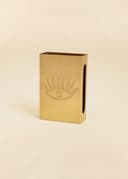 BRASS MATCHBOX HOLDER - EYE