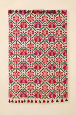 Emb. Carpet 120x180cm - WILD FLOWER