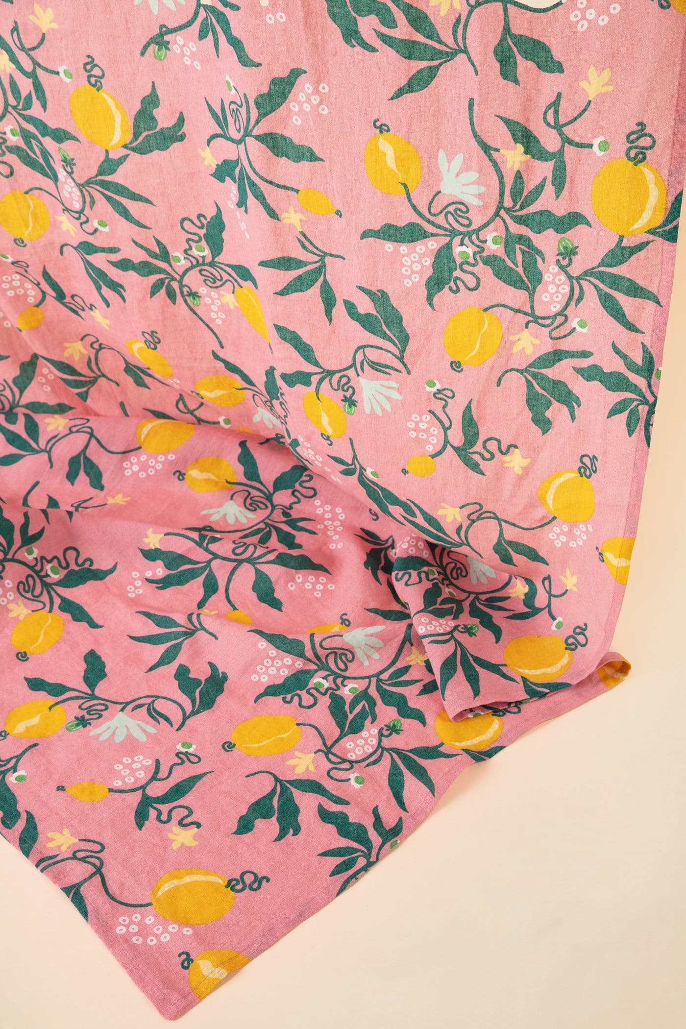 Lin Linduk med sitroner - Rosa 2 - Indiska