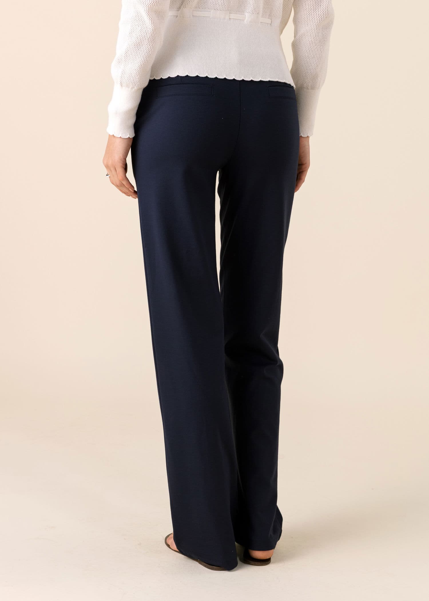 JONE Yksiväriset jerseyhousut - Sininen 4 - Indiska