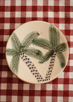 KILIIM MEDIUM PLATE - PALM
