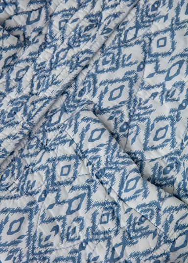 PADDY Käännettävä tikattu takki - Sininen 4 - Indiska