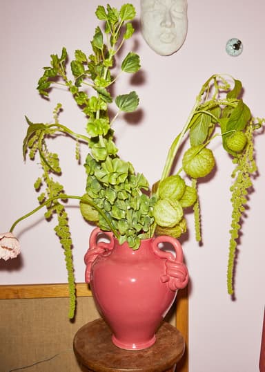 ANANT Koristeellinen kivitavaramaljakko - Vaaleanpunainen 1 - Indiska