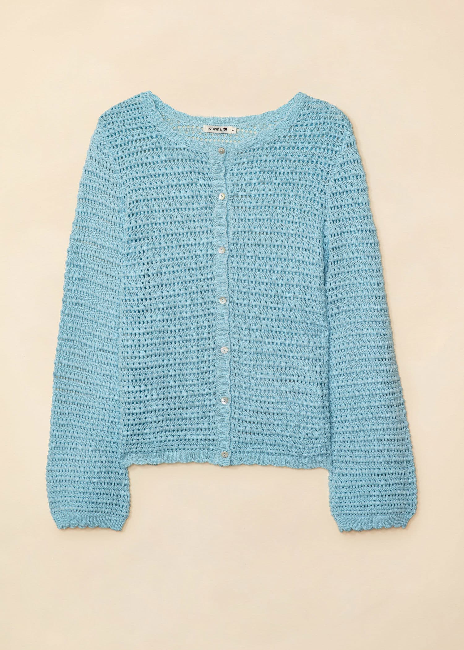 TOVE Lyseblå blonde cardigan - Blå 5 - Indiska
