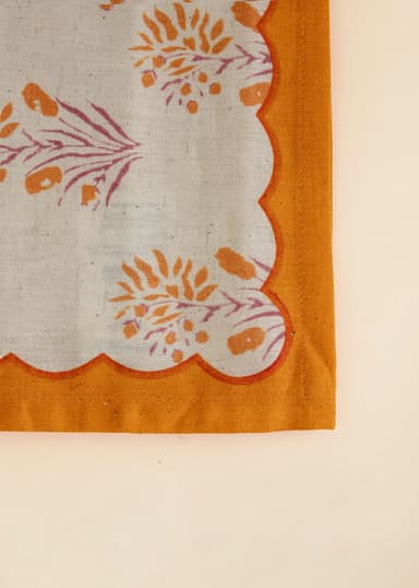 Niva Dekorative servietter – 2-pakning - Oransje 2 - Indiska