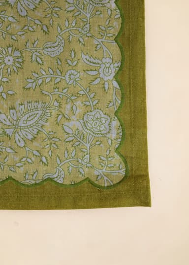 Niva Dekorative servietter – 2-pakning - Grønn 2 - Indiska