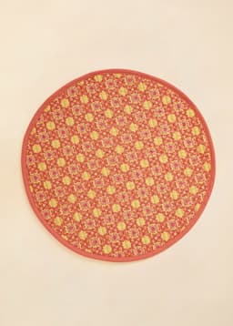 Laya Placemat - YELLOW CORAL