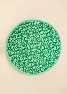 Laya Placemat - GREENWHITE