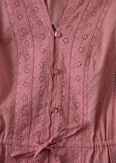 WINNIE Kohopilkullinen pitsipusero - Vaaleanpunainen 2 - Indiska