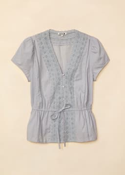 WINNIE BLOUSE - Lightblue