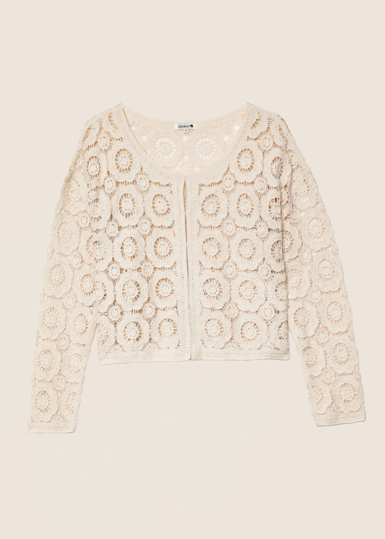 DREAM Puuvillainen neuletakki - Valkoinen 1 - Indiska