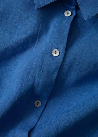 DIANA Blå linskjorte - Blå 5 - Indiska