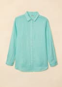 DIANA LINEN SHIRT - MINT