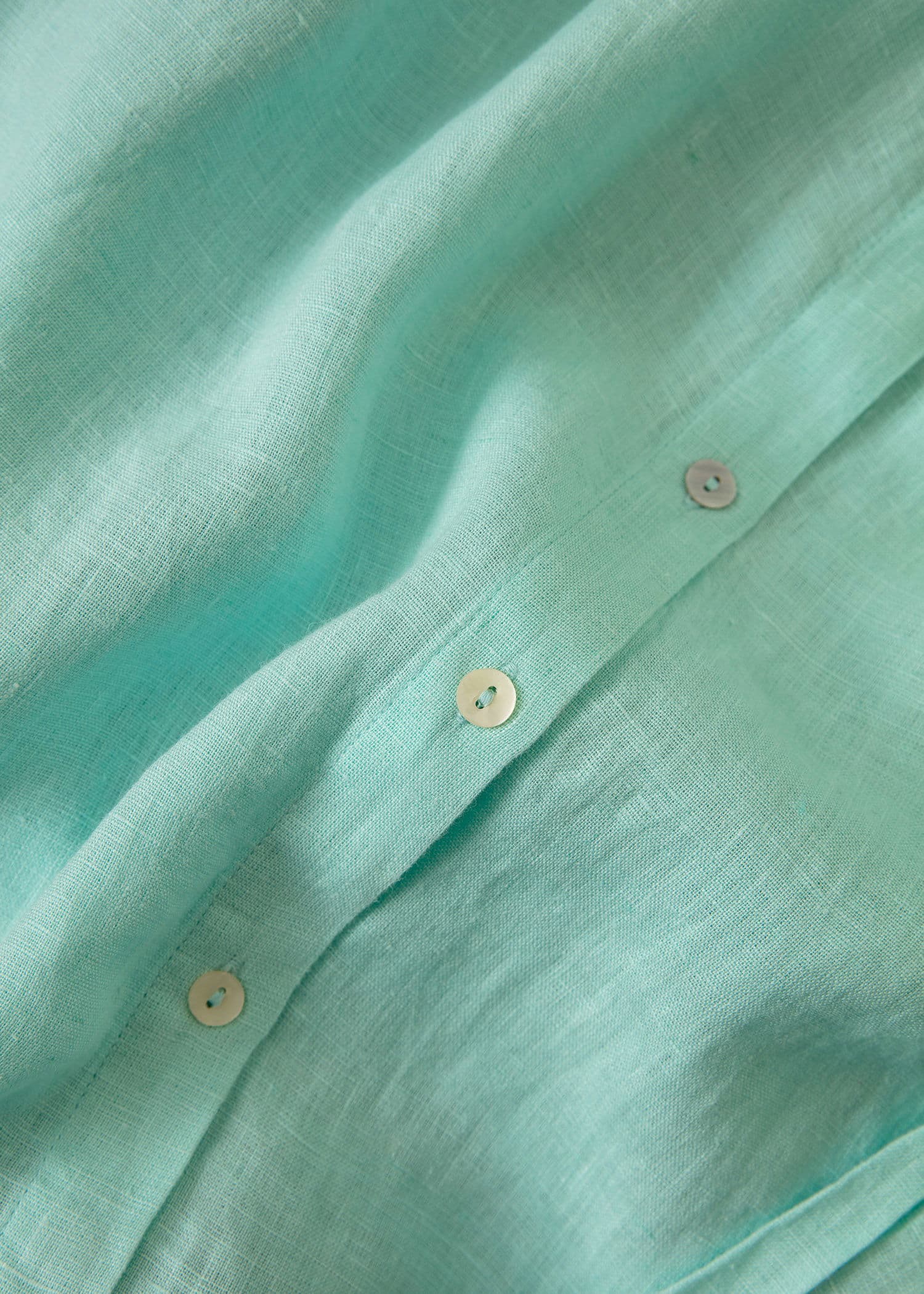 DIANA Turkis linskjorte - Grønn 2 - Indiska