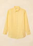DIANA LINEN SHIRT - YELLOW
