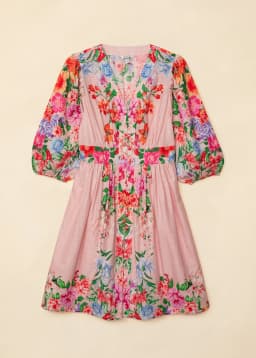 MIRELLA DRESS - STRONG PINK
