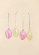 GLASS EGG DECO - PINK CREAME
