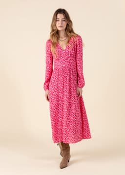 ZUDORA LS DRESS - PINK