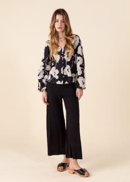 LILLEMOR CROPPED - Black