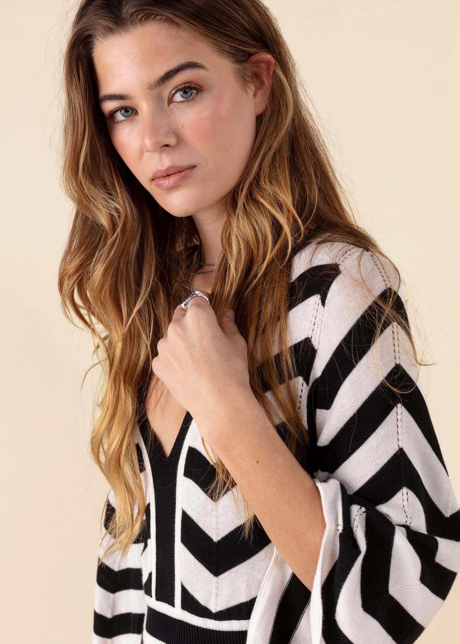 BIANCA Pitkä kuvioitu mekko - Multi 2 - Indiska