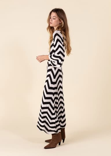 BIANCA Pitkä kuvioitu mekko - Multi 3 - Indiska