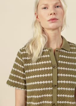 LYNN KNITTED TOP - GREEN