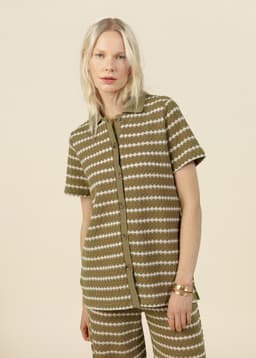 LYNN KNITTED TOP - GREEN