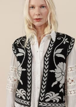 FLORA VEST - Black