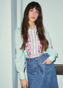 NATASHA BLOUSE - MINT