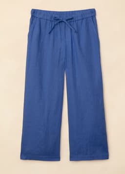 KAMAALA CROPPED PANT - BLUE