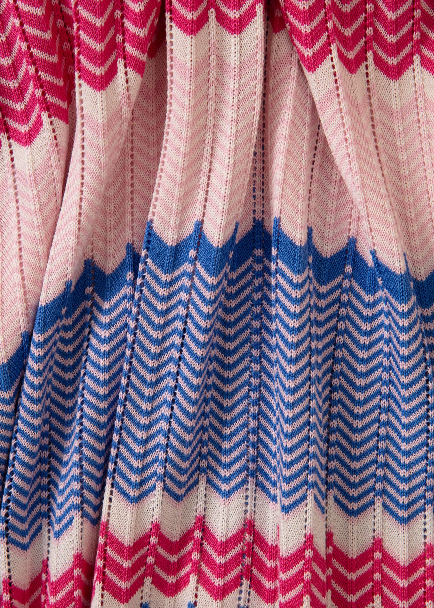 BIANCHETTA Flerfarget strikket kjole - Blå 6 - Indiska