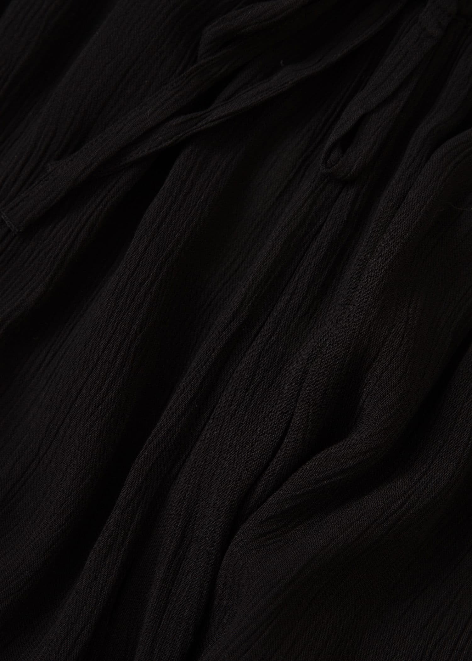 SIBEL Svart skrukkeskjørt - Svart 7 - Indiska