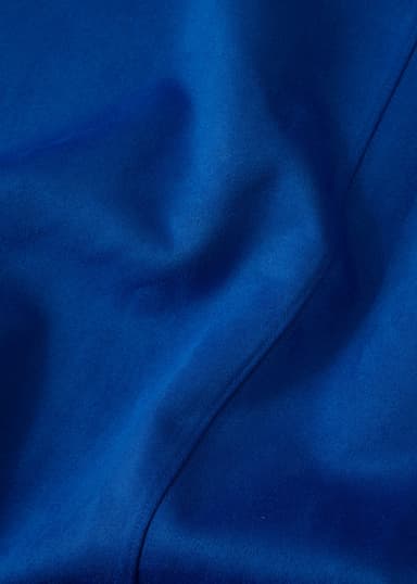 ALINA Koboltblått skjørt i semsket skinn - Blå 7 - Indiska